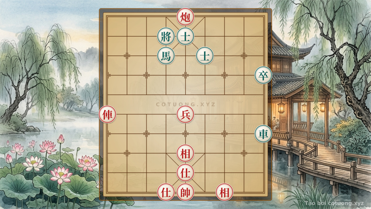 Thế cờ: Red Cannon on File 5: 