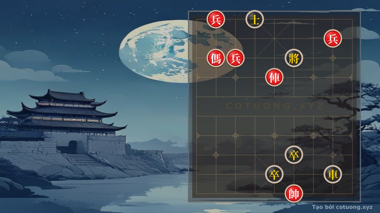 Thế cờ: The 'Black Defense, Red Attack' Formation - Double Horse Legs and Counterattack Tactics — Cờ Tướng Online