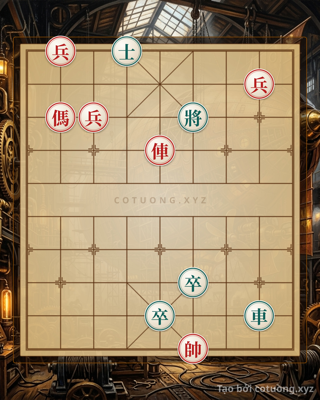 Challenge: The 'Black Defense, Red Attack' Formation - Double Horse Legs and Counterattack Tactics - Can you solve it?