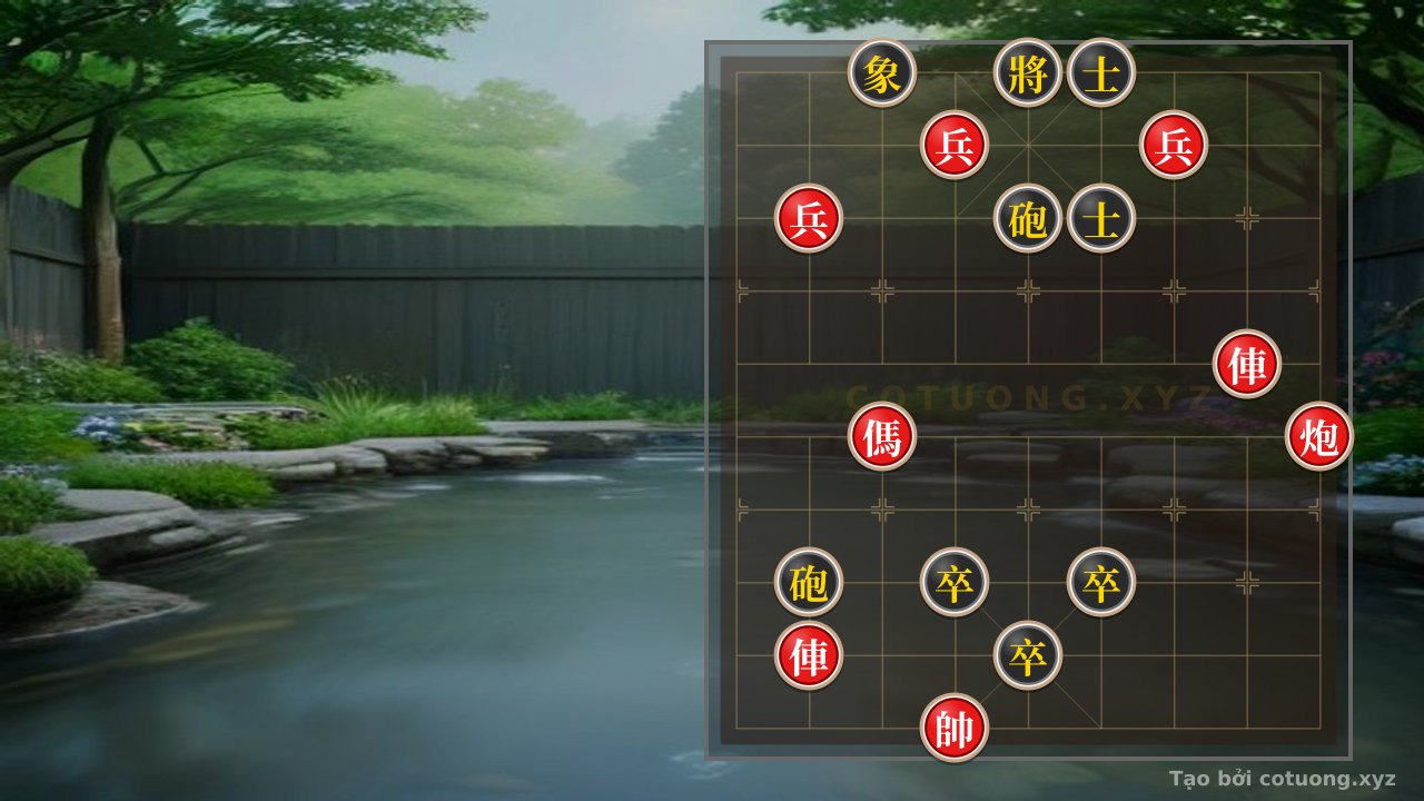 Thế cờ: Red General's Rook: Rook on 6th File Pierces - Defensive Tactics for Black — Cờ Tướng Online