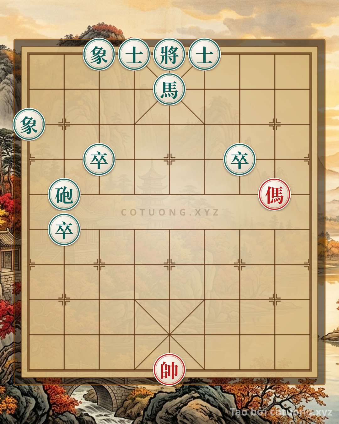 Challenge: The Trap of the God Killer in Xiangqi: Red Only Needs One Move to Defeat Black! - Can you solve it?