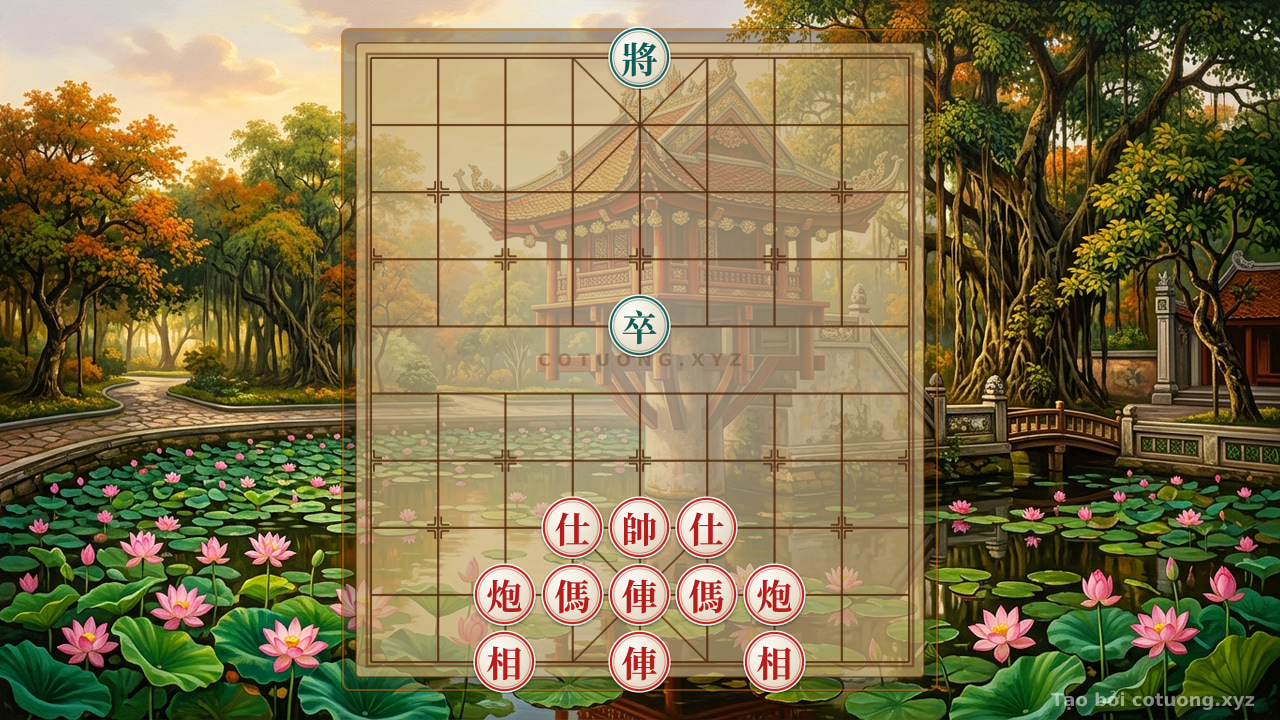 Thế cờ: Xiangqi (Chinese Chess) Solo: Unexpected Counterattack from a Super Tricky Position - The 'Double Horse Sword' Strategy — Cờ Tướng Online