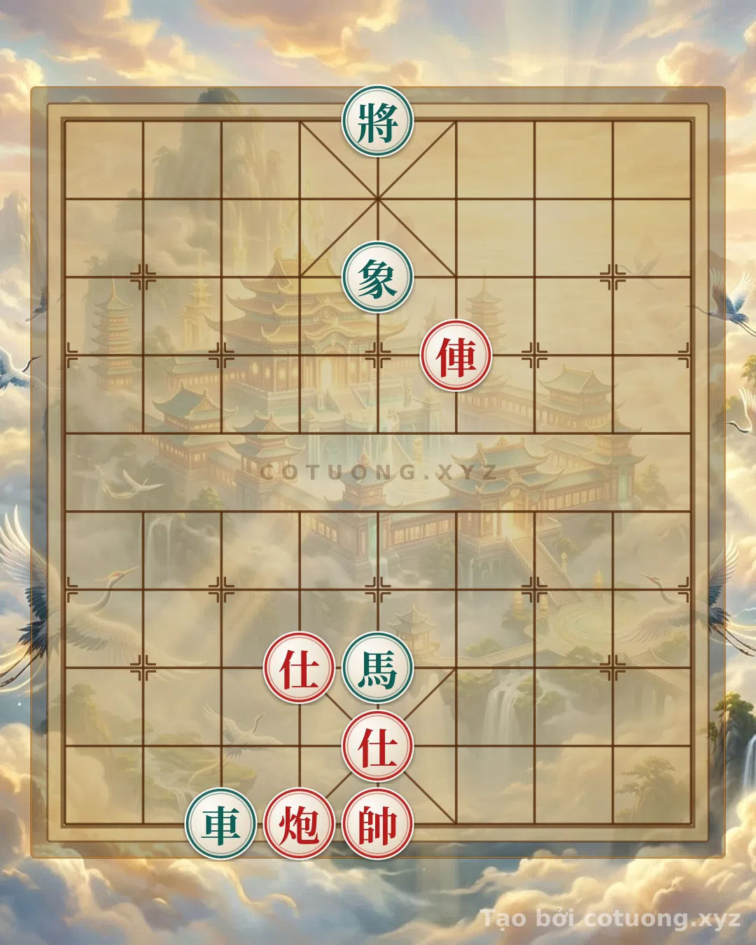 Thế cờ: Xiangqi: The Symphony of the Red Chariot and Cannon - Masterful Tactics 6/10 — Cờ Tướng Online