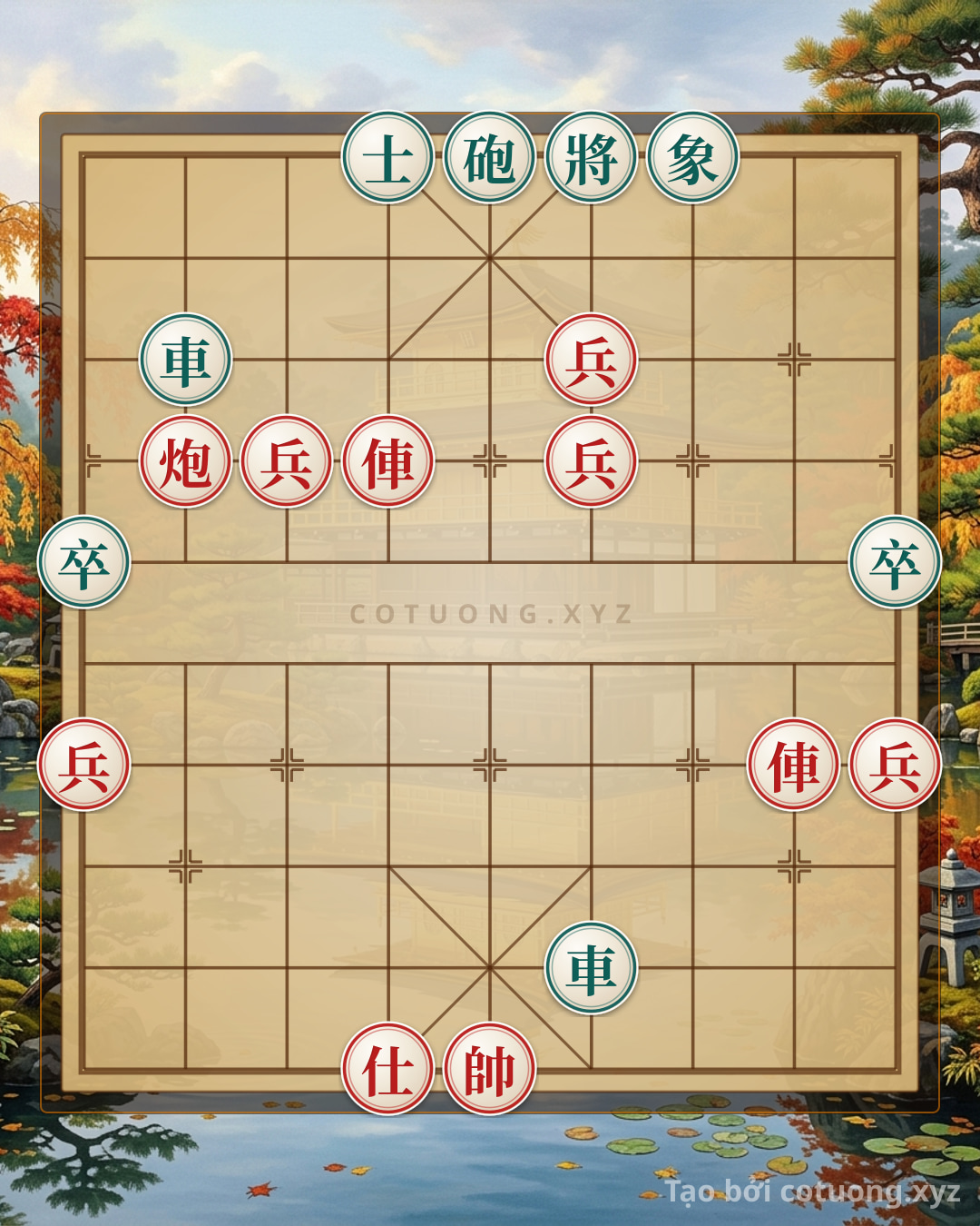 Challenge: Xiangqi Tactics: 2 Rooks and Cannons vs. 5 Pawns and Advisors crushing 2 Rooks, 2 Pawns, and Elephants - Learn Chess with AI - Can you solve it?