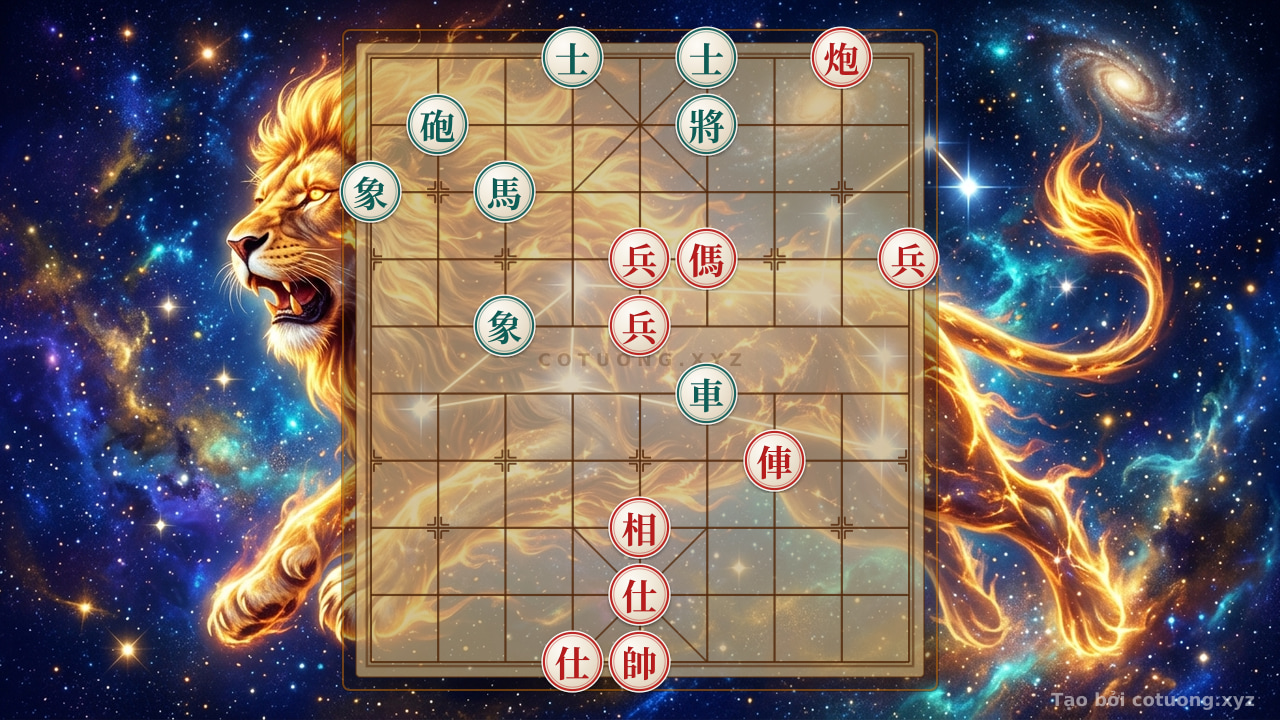 Thế cờ: Lesson: Red Rook Cannon Horse 3 Pawns 2 Advisors Elephants vs Black Rook Cannon Horse 2 Advisors 2 Elephants - Defensive Counterattack Tactics — Cờ Tướng Online