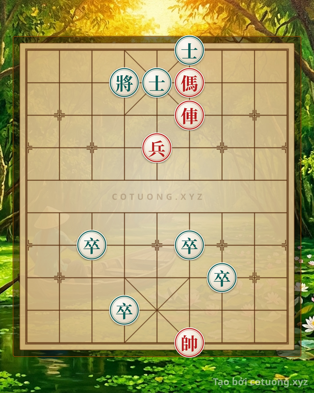 Challenge: The Secret of the Xiangqi Position: The Red Rook Alone Against the Eight-Trap Formation - Lightning Counterattack Tactics - Can you solve it?
