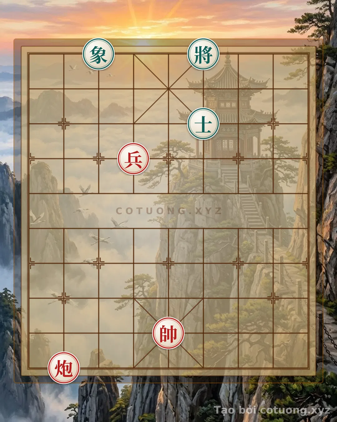 Thế cờ: Xiangqi Secrets: The Lonely Red Cannon vs. Black Bishop - Modern Xichibi Tactics — Cờ Tướng Online