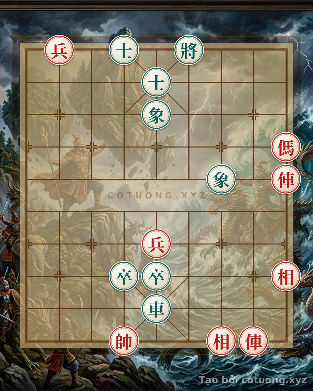 Thế cờ: The Secret to Defeating Opponents from the 'Exposed Rook on the 10th Rank' Position - The Red Army's Offensive Strategy — Cờ Tướng Online