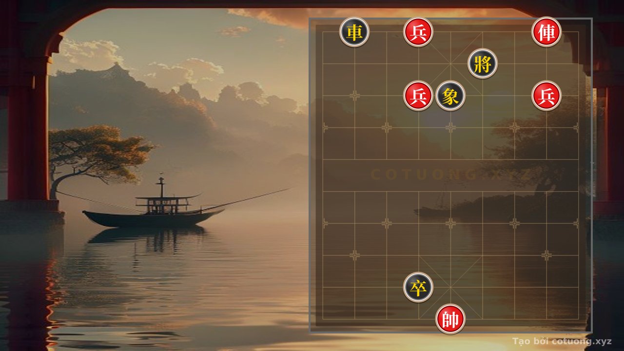 Thế cờ: Xiangqi Position 'Black Chariot on File 2' - The Mystical Battle Between God Horse and Red Cannon — Cờ Tướng Online
