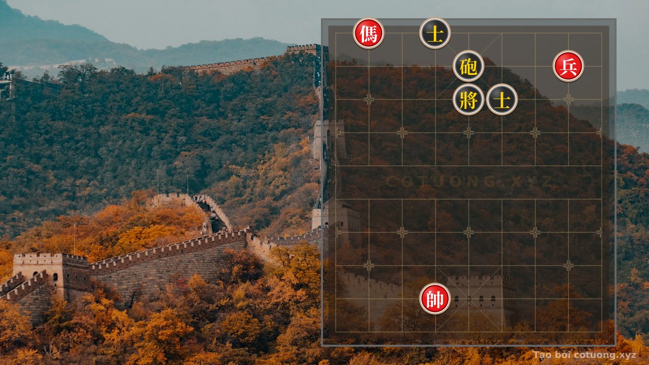 Thế cờ: The Golden Strategy of the Black General: A Miraculous Turnaround from a Desperate Position to a Thunderous Counterattack — Cờ Tướng Online