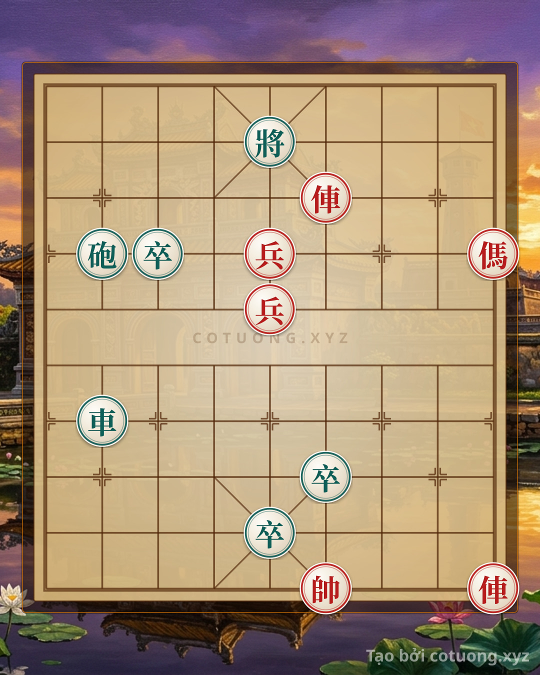 Challenge: Red General's Net Opening: Rook Thrusts Straight to the 4th File, Pawn Attacks the Black General - Can you solve it?