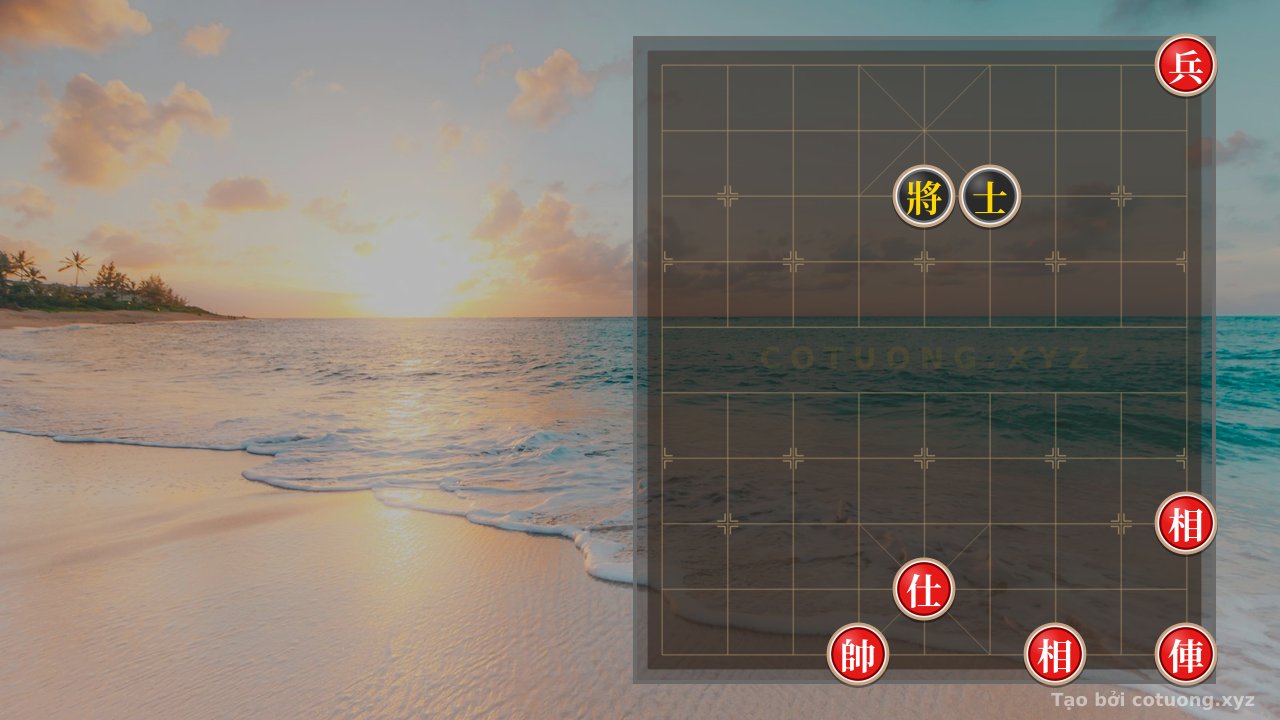 Thế cờ: Magic Board: Red Chariot Alone vs. Black General - Tactical Checkmate in the Mirror Formation — Cờ Tướng Online