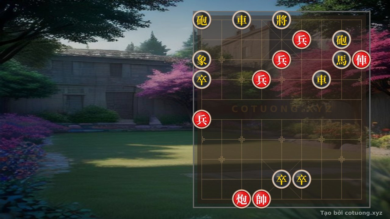 Thế cờ: Endgame Cruelty: Black Cannon on File 10 - The Deadly Move in Online Xiangqi — Cờ Tướng Online