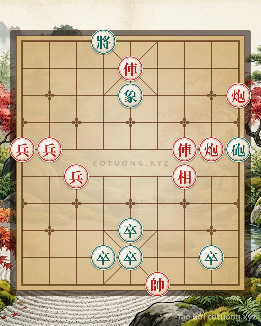 Challenge: Xiangqi: The Secret to Defeating Black in the Red Rook-Cannon Formation - Can you solve it?