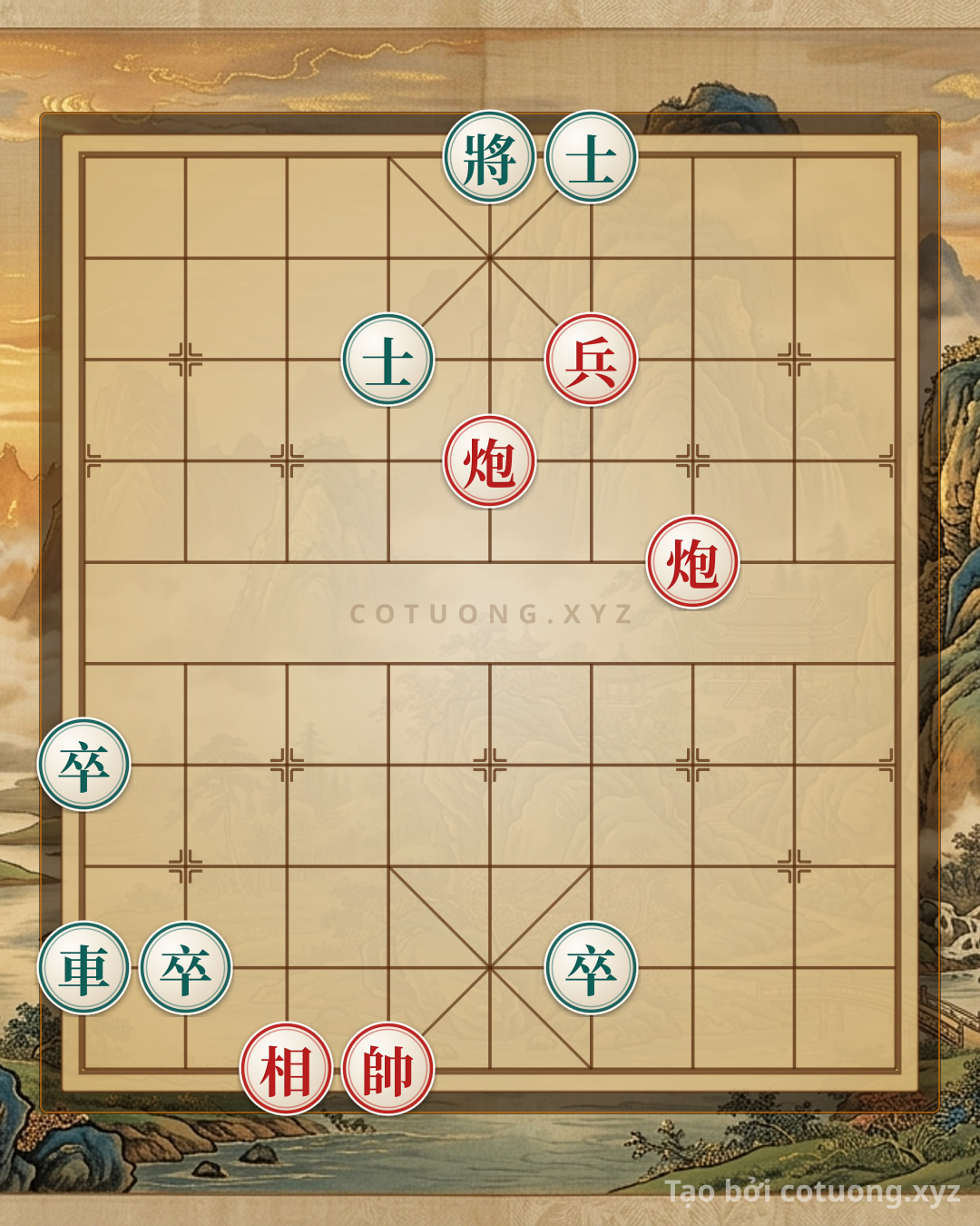 Challenge: The Xiangqi (Chinese Chess) Strategy: Red's Elephant Cannon Pawn Counterattack - Breaking the Black Defense - Can you solve it?