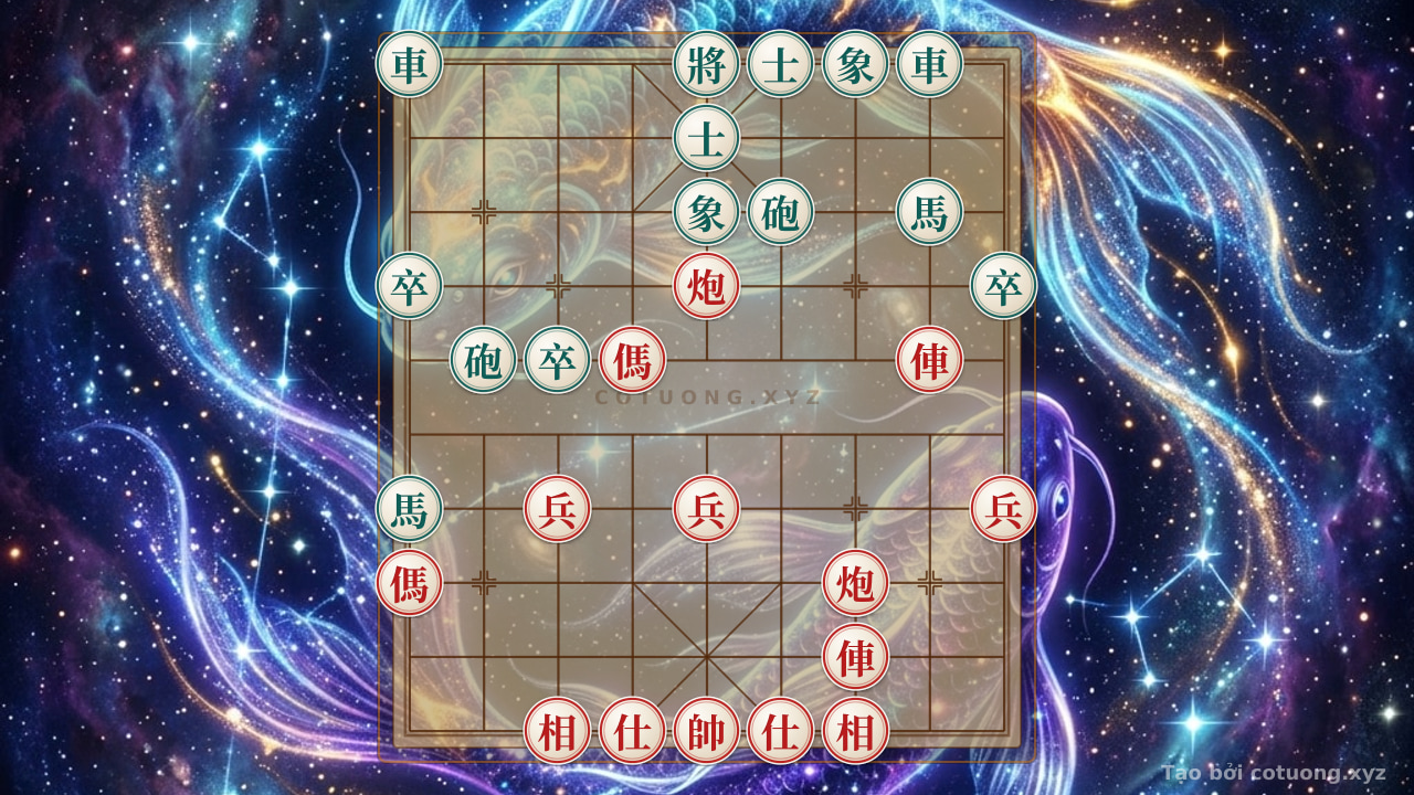 Thế cờ: The Hidden Double Rook Counterattack: When Red is Between Black's Swords - Legendary General's Chess Strategy #2c6b — Cờ Tướng Online