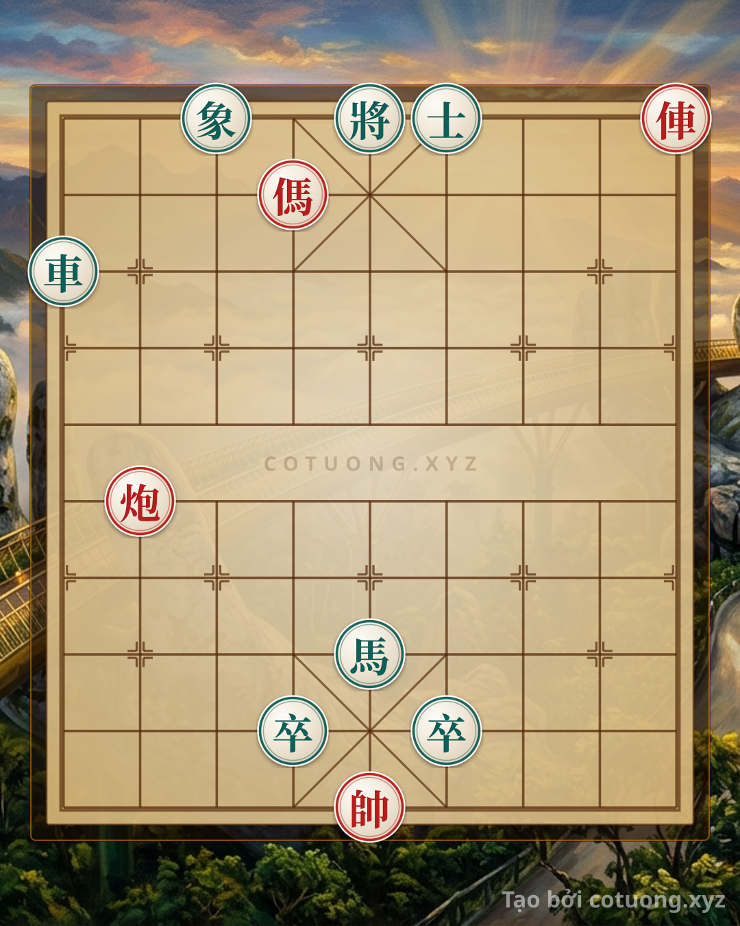 Challenge: Play Xiangqi with the Red Formation - Can you solve it?
