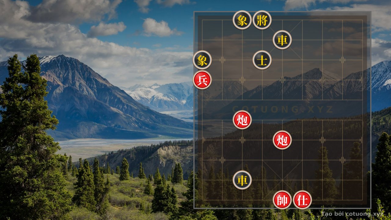 Thế cờ: The 'Cannon Trap' - Black's Defensive Strategy Against Red's Attack (Level 1/10): 