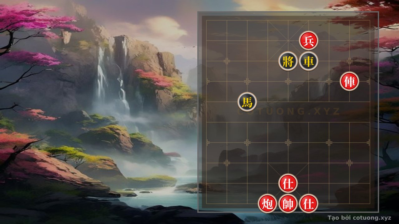 Thế cờ: The Mystical 'Empty Cannon' Formation: Red Chariot on 4th Rank and Black Rook on 6th Rank — Cờ Tướng Online