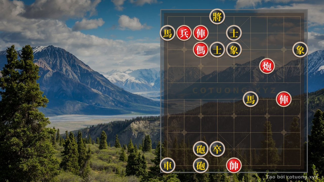 Thế cờ: The Mystery of the Xiangqi Position: Black Under Pressure, Waiting for a Lightning Counterattack — Cờ Tướng Online