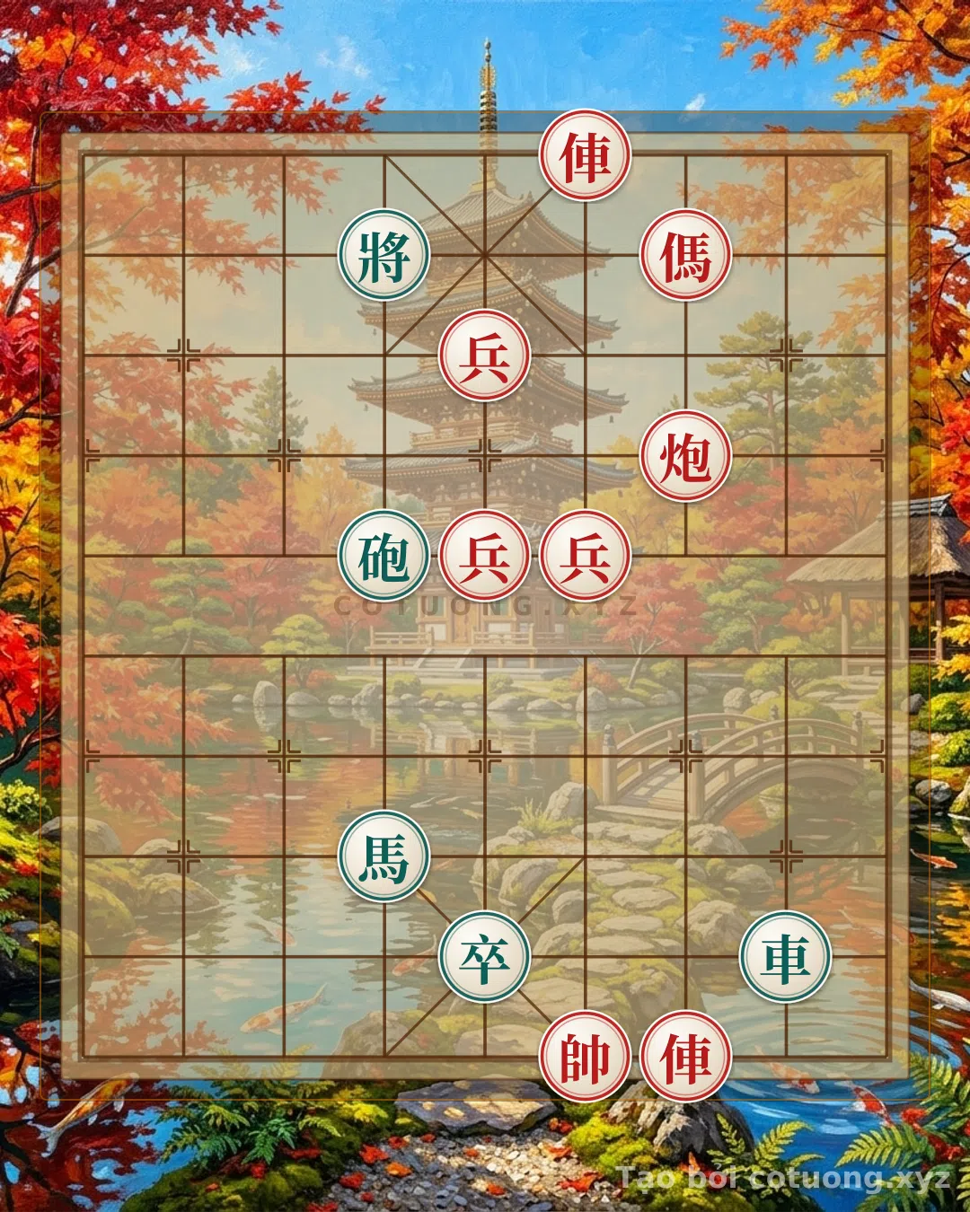 Thế cờ: XYZ General's Chess: Strong Black Defense Tactics in the 'Empty Cannon' Formation — Cờ Tướng Online