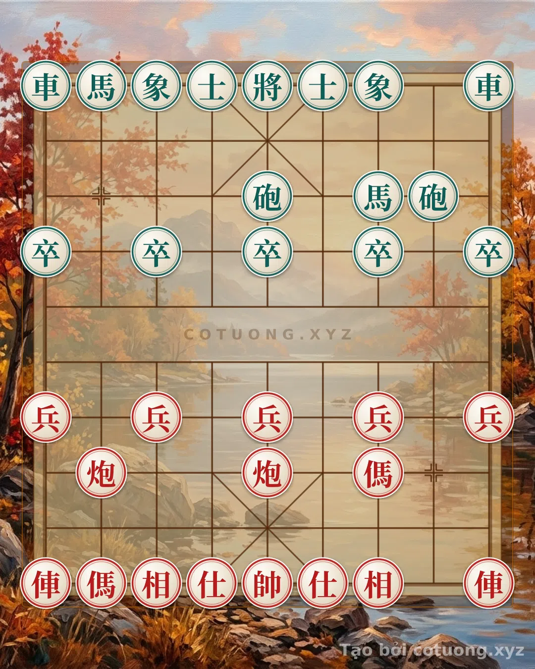 Thế cờ: Red Rook's Direct Charge on File 5: The 'Shooting' Strategy of the Red Rook in a Cruel Endgame — Cờ Tướng Online