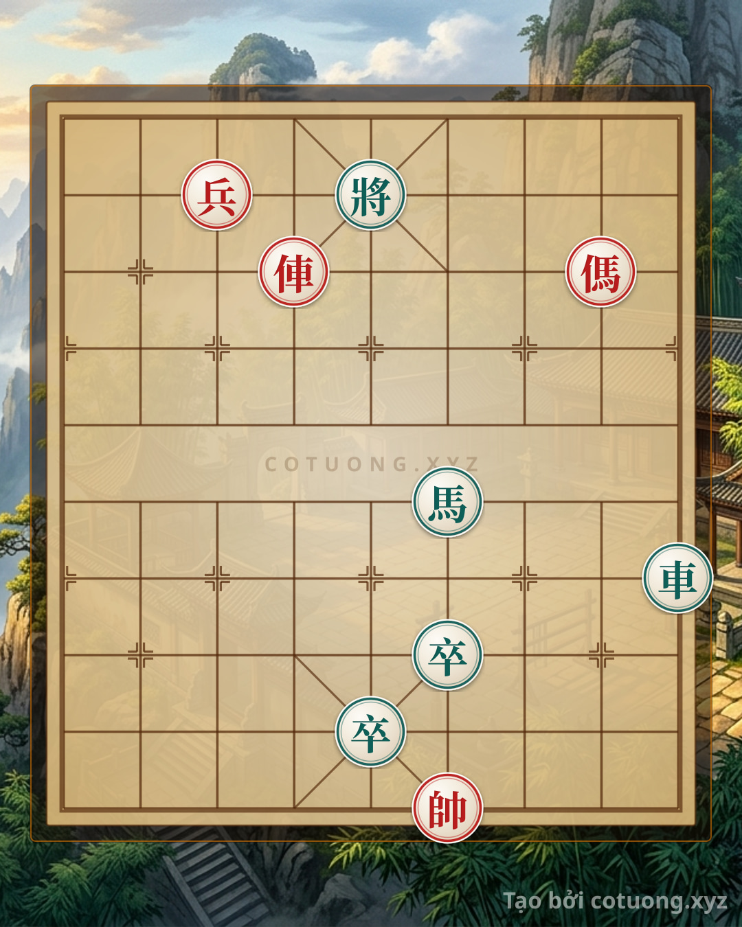 Challenge: Xiangqi: Bloody Battle - Red Pawn at 7th File, 9th Rank Attacks Black Rook at 9th File, 4th Rank - Can you solve it?