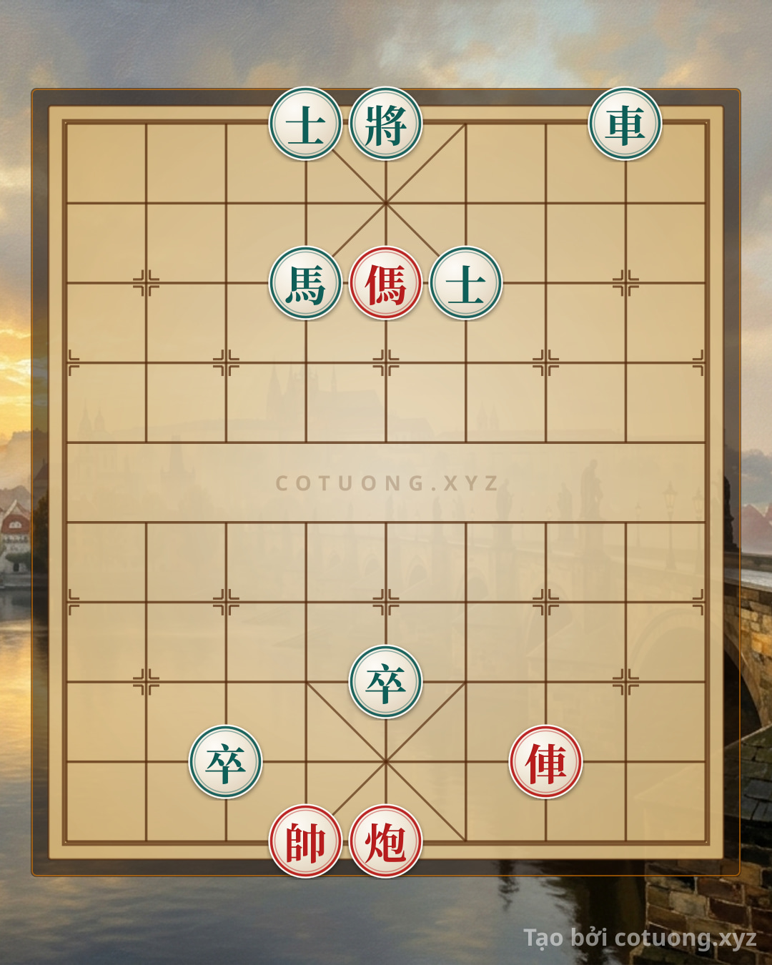 Challenge: Classic Checkmate Tips: Red Rook Cannon Horse Shatters Black Horse Chariot Two Pawns - When the Endgame's Silent Whisper of Fate Speaks - Can you solve it?