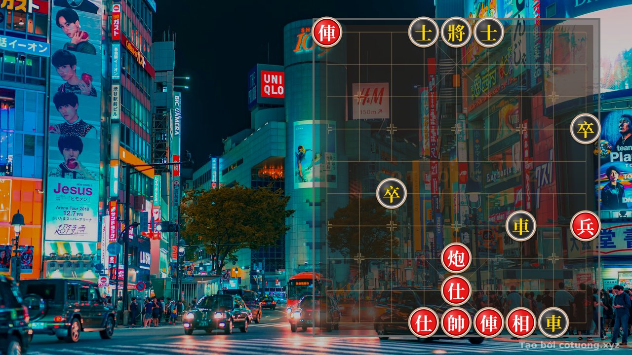 Thế cờ: The 'Red Chariot on File 9' Trap - The Secret of the Red Cannon on File 5 in a Level 5 Xiangqi Position — Cờ Tướng Online