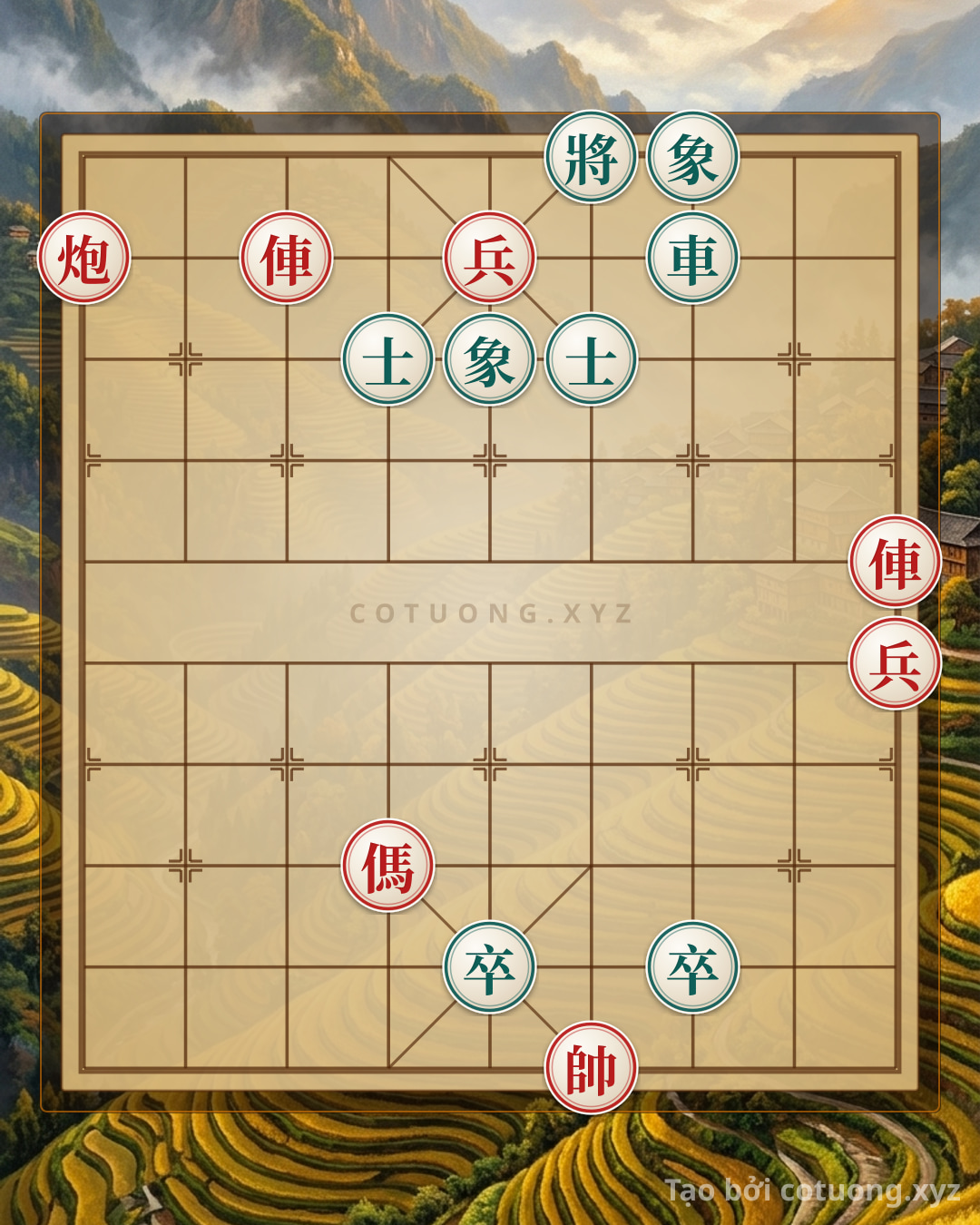 Challenge: Introduction to Military Strategy: Analyzing the Red Formation in Xiangqi - Can you solve it?