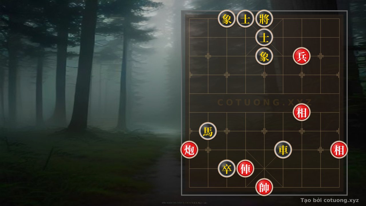 Thế cờ: The Hidden Rook Checkmate: The 6-Piece Forced Mate in the Forbidden Palace! — Cờ Tướng Online