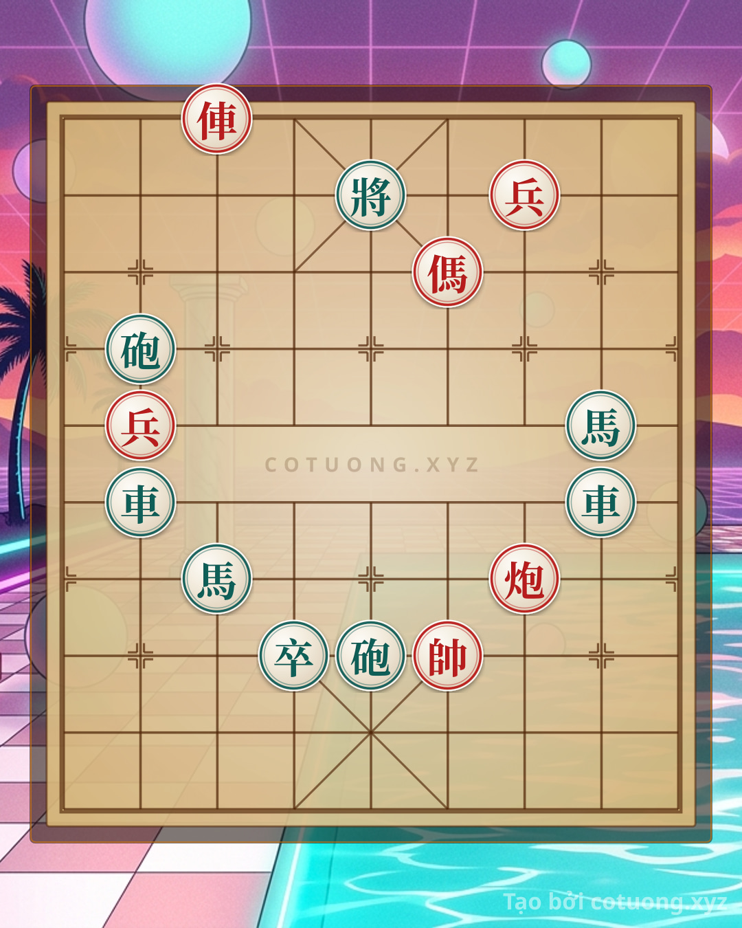 Challenge: Red General's Chess: Tactical Checkmate from Double Horse Legs - Can you solve it?