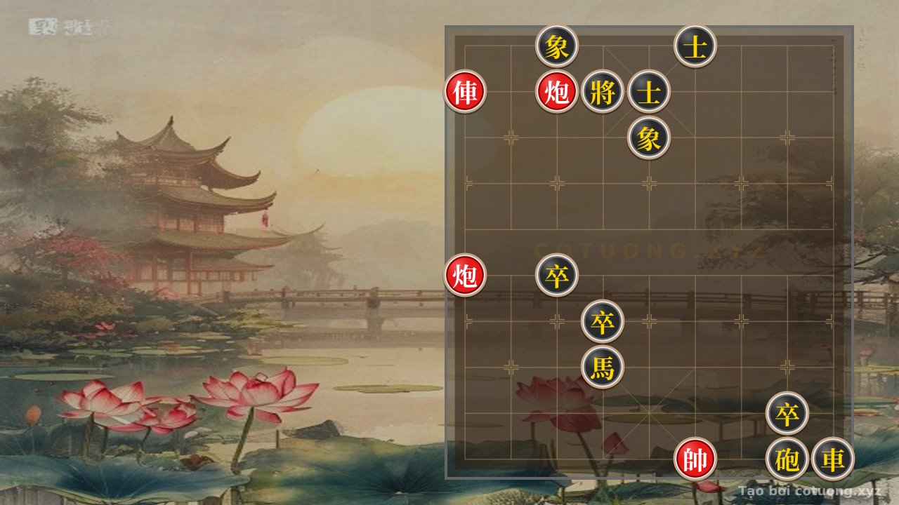 Thế cờ: Peak of the Endgame: Rook 2Cannons vs. Rook Cannon Horse 3Pawns - Winning Strategy from the AI Master — Cờ Tướng Online