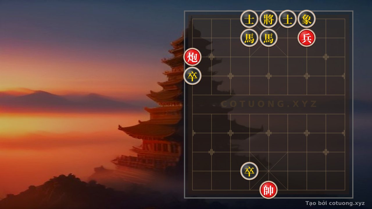 Thế cờ: The Secret to Reversing the Flow in a Checkmate Scenario: Red Cannon vs. the Mythical Black Horses — Cờ Tướng Online