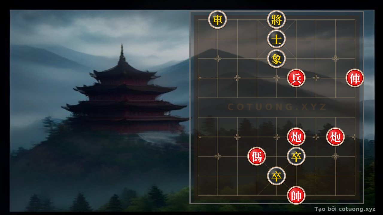 Thế cờ: Black Chariot Destroyed: Deceptive Tactics in Blindfold Xiangqi — Cờ Tướng Online