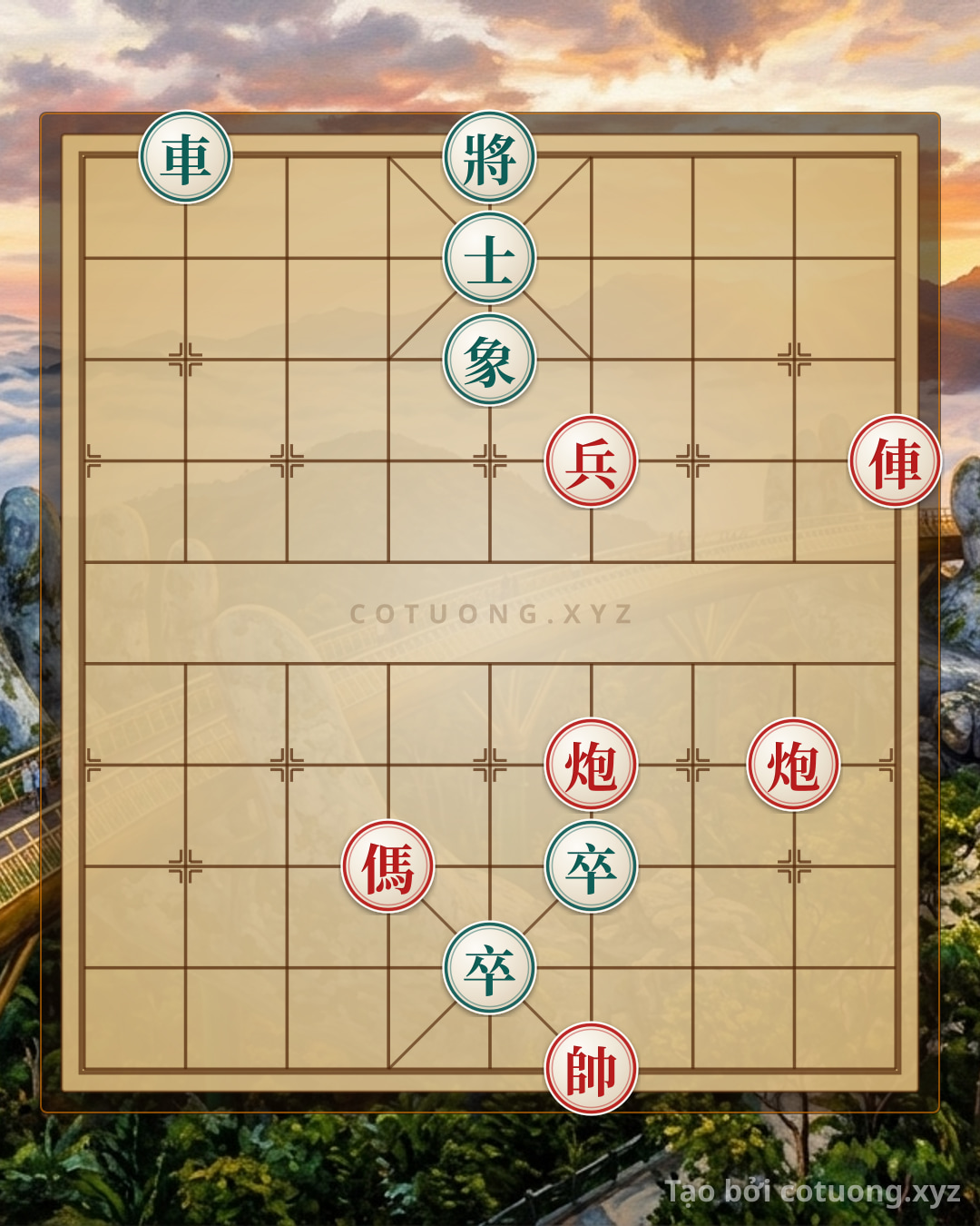 Challenge: Black Chariot Destroyed: Deceptive Tactics in Blindfold Xiangqi - Can you solve it?