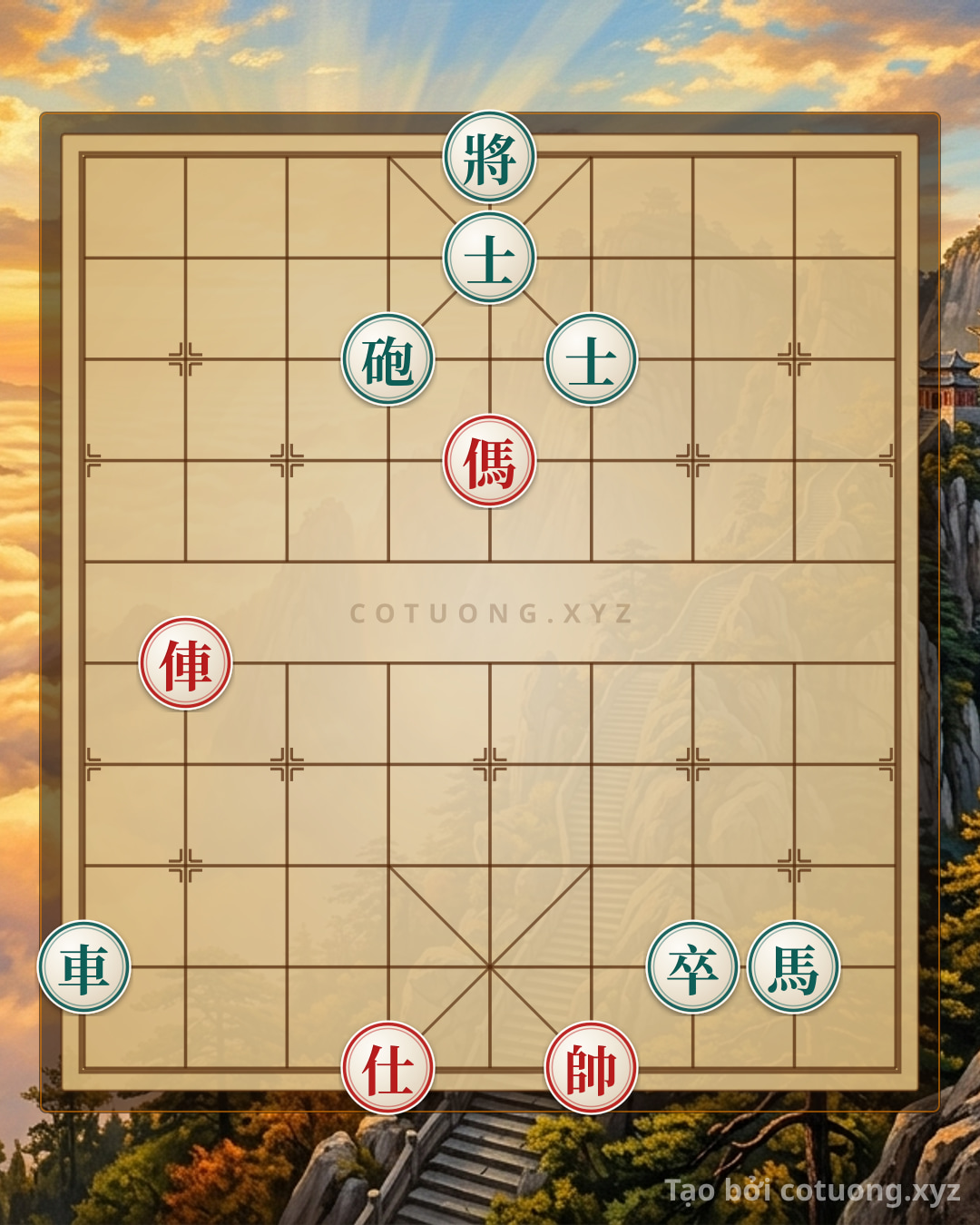 Challenge: Red General 'Attack' - Double Horse Leg Strategy Defeats Black Chariot - Can you solve it?