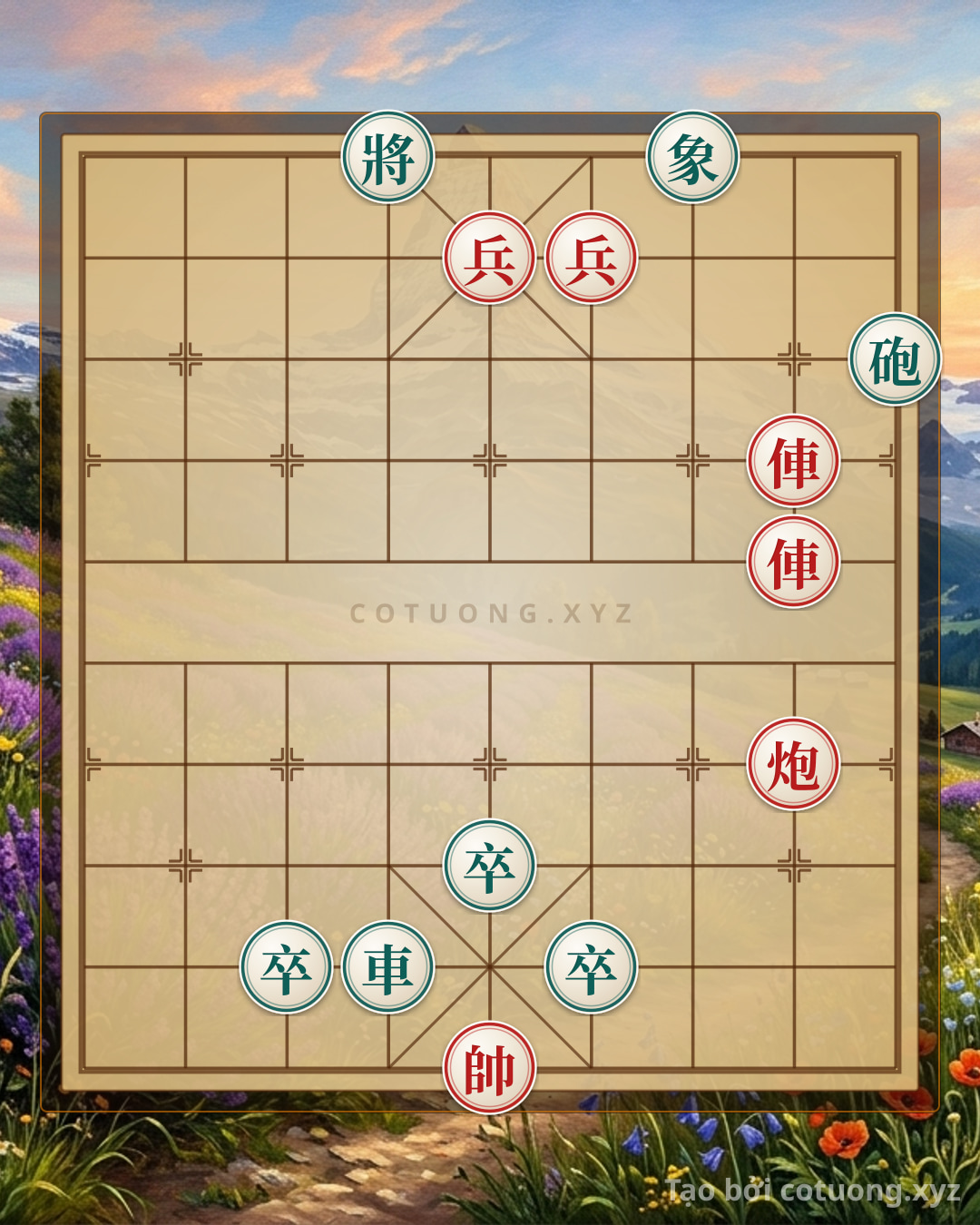 Challenge: The Death Trap: Black's Defense Against Red's Chariot and Cannon - Can you solve it?