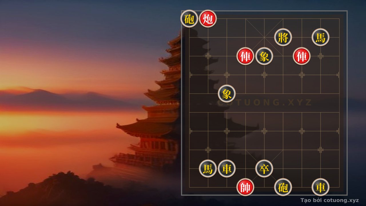 Thế cờ: Red Cannon Direct Strike: Win in 3 Moves - Unique Xiangqi Tactics — Cờ Tướng Online