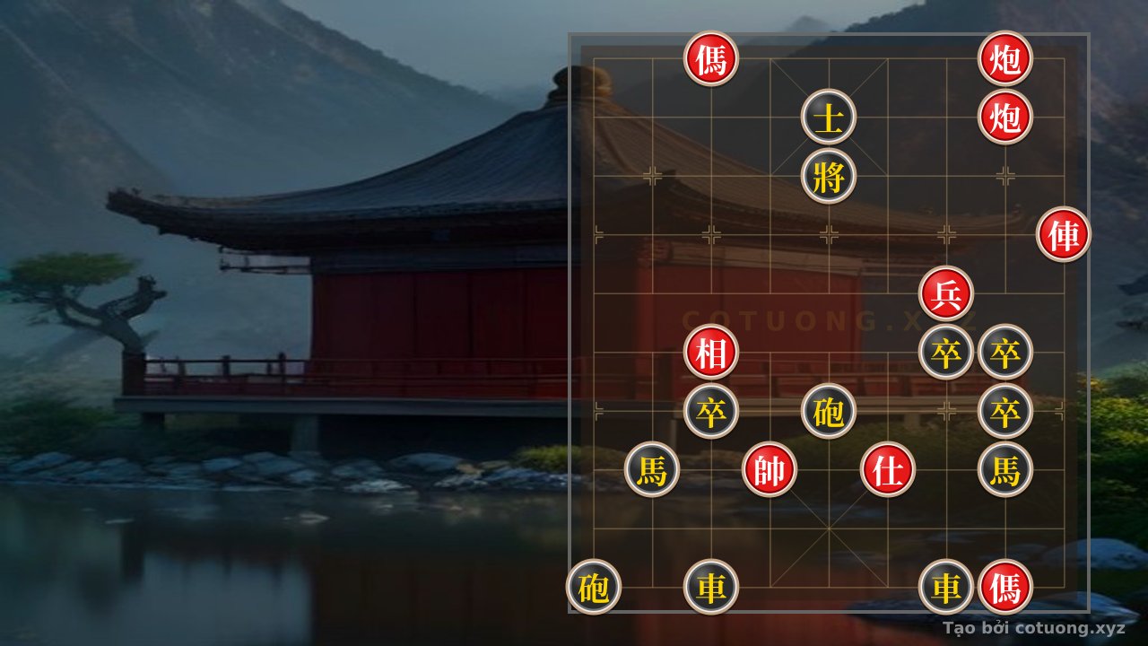 Thế cờ: Xiangqi: Double Horse Feet Exchange Tactics - Secret Strategy to Defeat Black in 5 Moves — Cờ Tướng Online