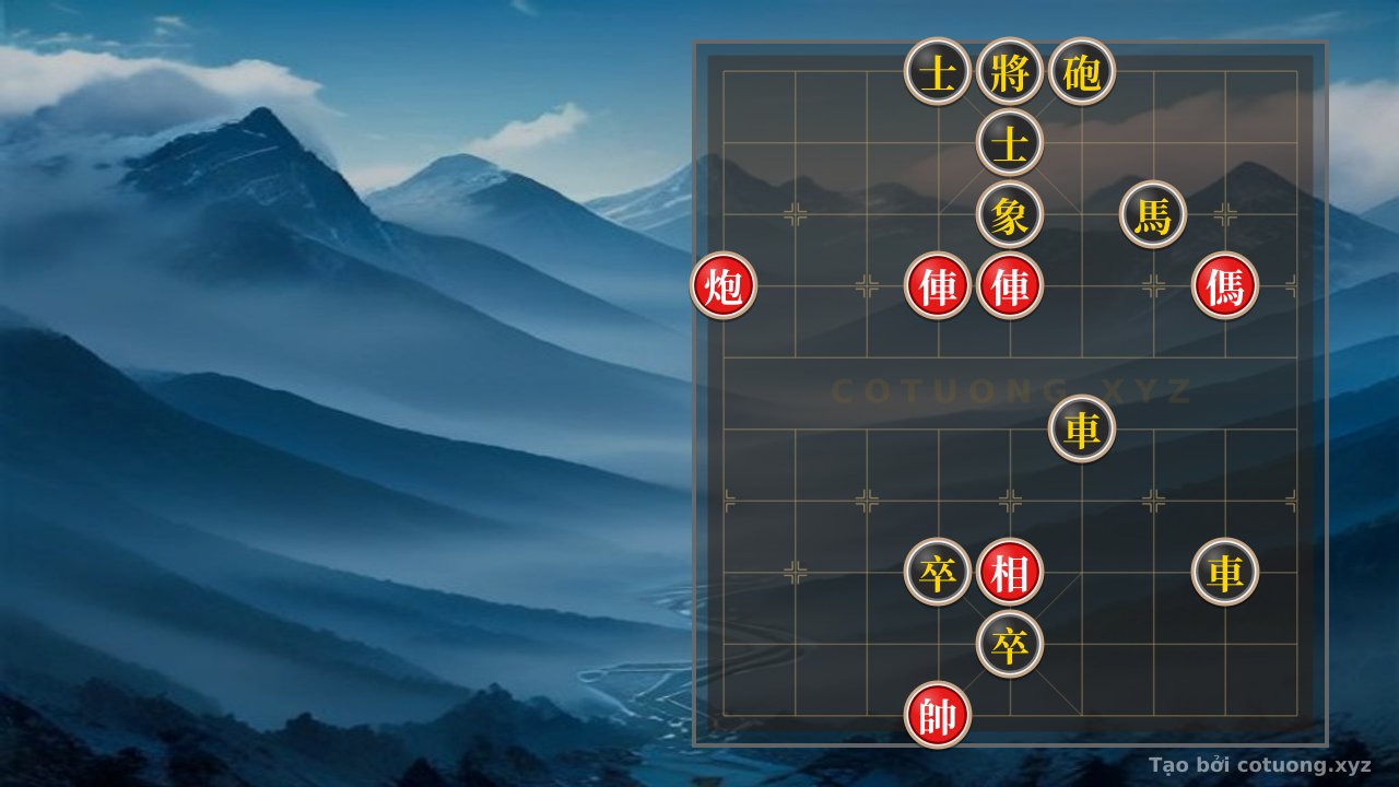 Thế cờ: Red's 'Double Horse Attack King' Trap: Be Careful Who Moves First! — Cờ Tướng Online