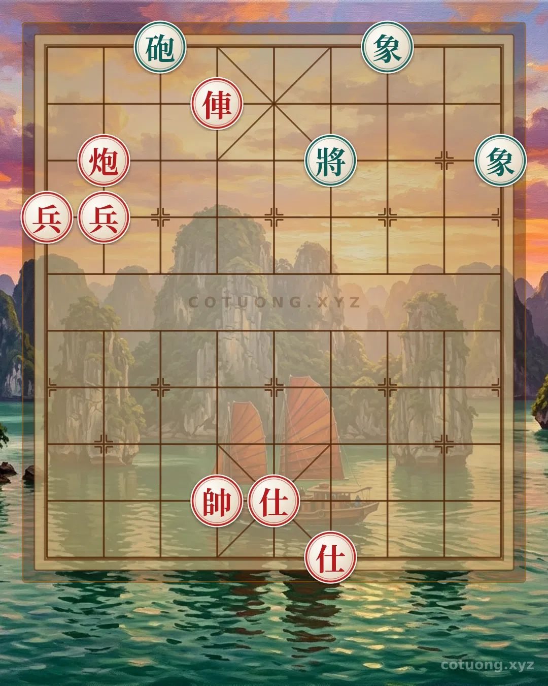 Thế cờ: The 'Red Chariot on File 6, Rank 9' Trap - A Painful Lesson for New Xiangqi Players — Cờ Tướng Online