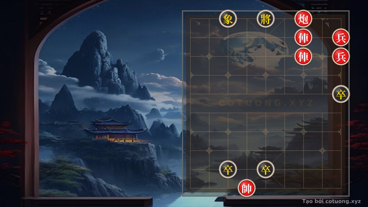 Thế cờ: 'Cannon Empty Cannon Straight Shot 10' – The Red Side's Opening Attack Strategy: 
