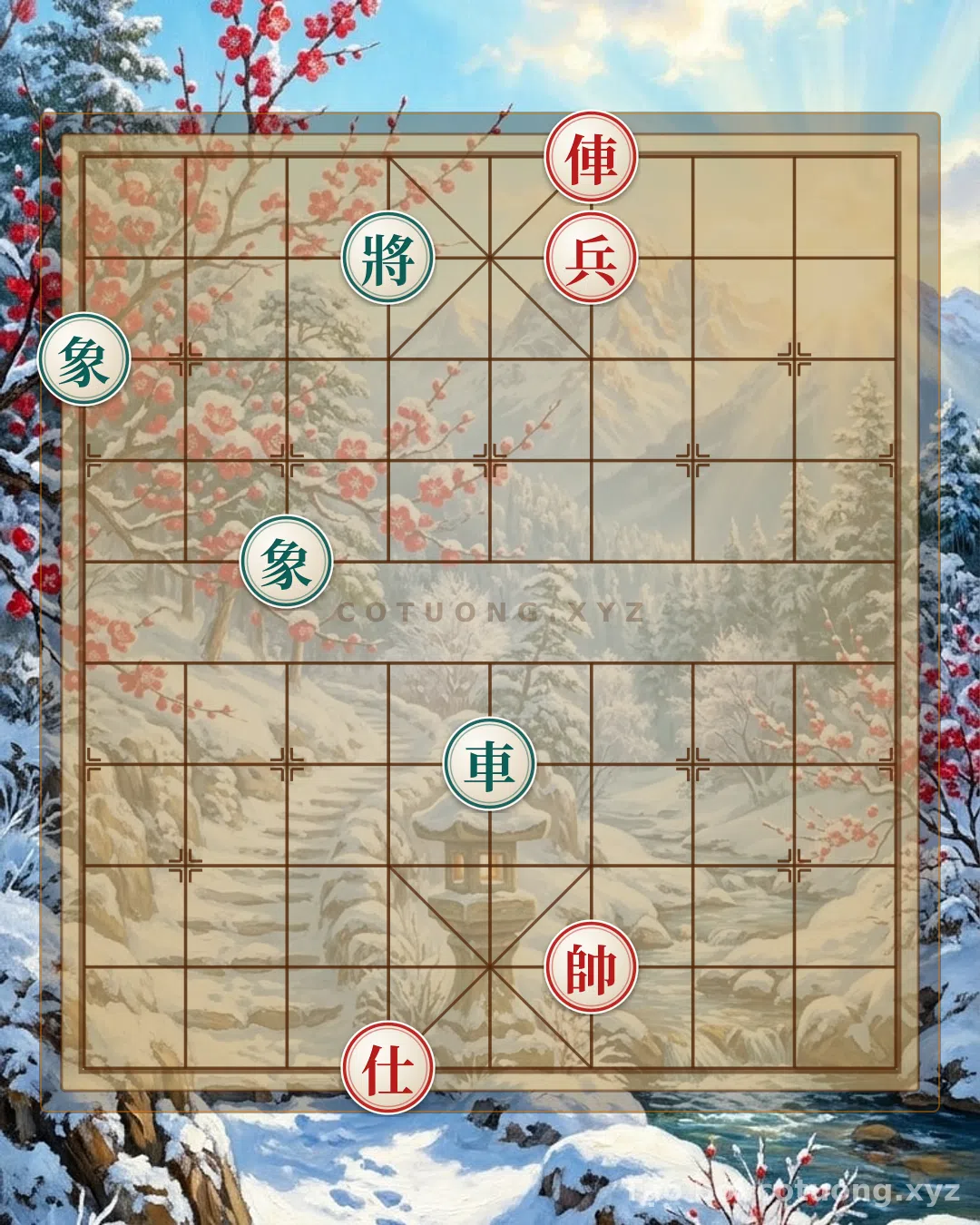 Thế cờ: Red General Chess: The '4-Rook Opening' Strategy That Makes the Black General Fall — Cờ Tướng Online
