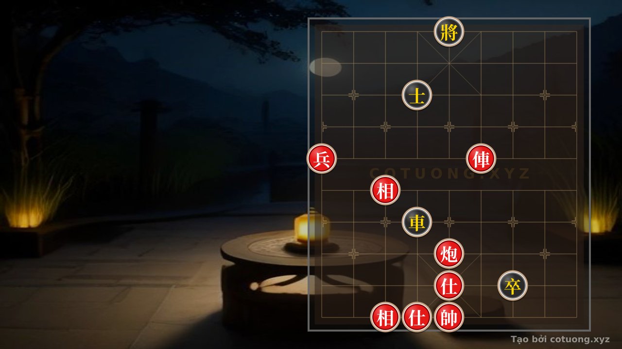 Thế cờ: Red General on the 5th File: Strategy to Break Black's Defense in 3 Moves — Cờ Tướng Online