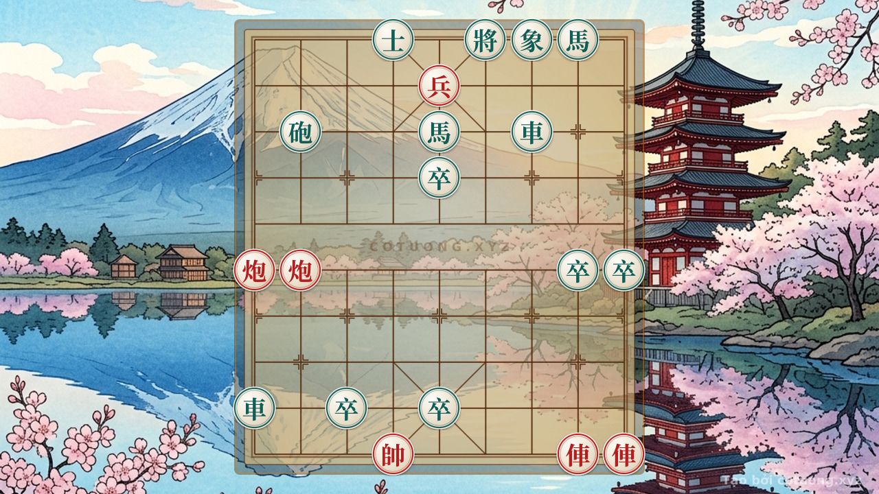 Thế cờ: Xich Bi Chess Opening: The 2 Rooks 2 Cannons Pawn vs. Double Rooks Cannon Horse 5 Pawns - The Heartbreaking Move That Reverses the Game — Cờ Tướng Online