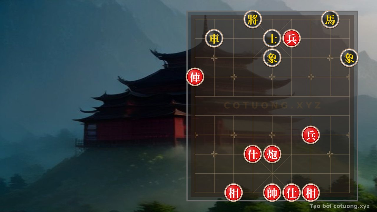 Thế cờ: Xiangqi (Chinese Chess) 32 Moves: Black Chariot vs. Red Cannon - Optimal Checkmate Strategy — Cờ Tướng Online