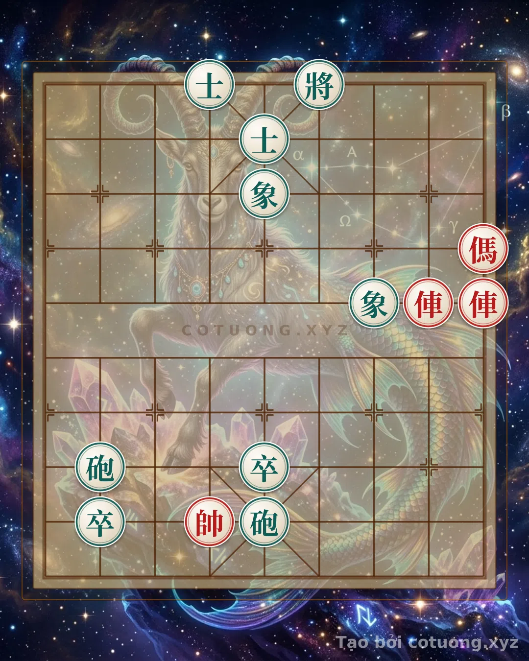 Challenge: Modern 'Red and Black' Formation: Red opens with Horse on File 1, Black defends like General Lê Lợi - Can you solve it?