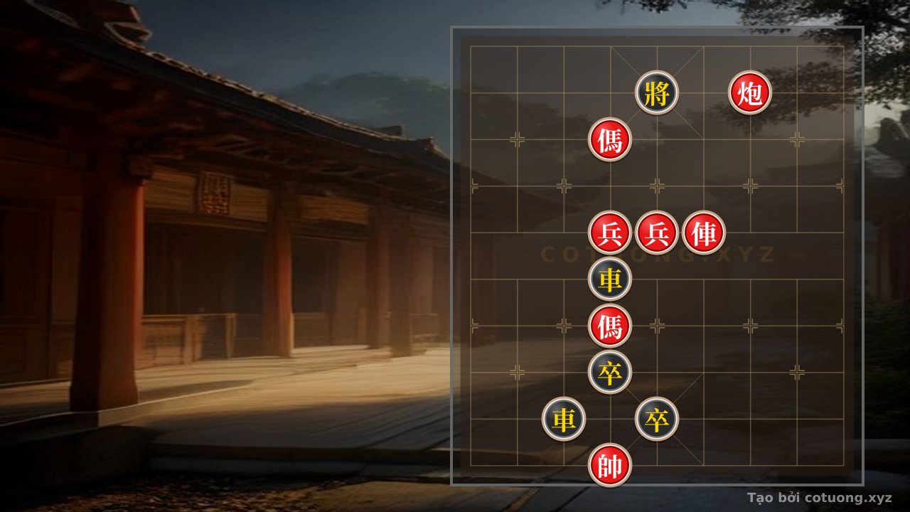 Thế cờ: Mastering Xiangqi: When the Black Chariot Looms - The Red Cannon Flips the Board with a Fateful Move — Cờ Tướng Online
