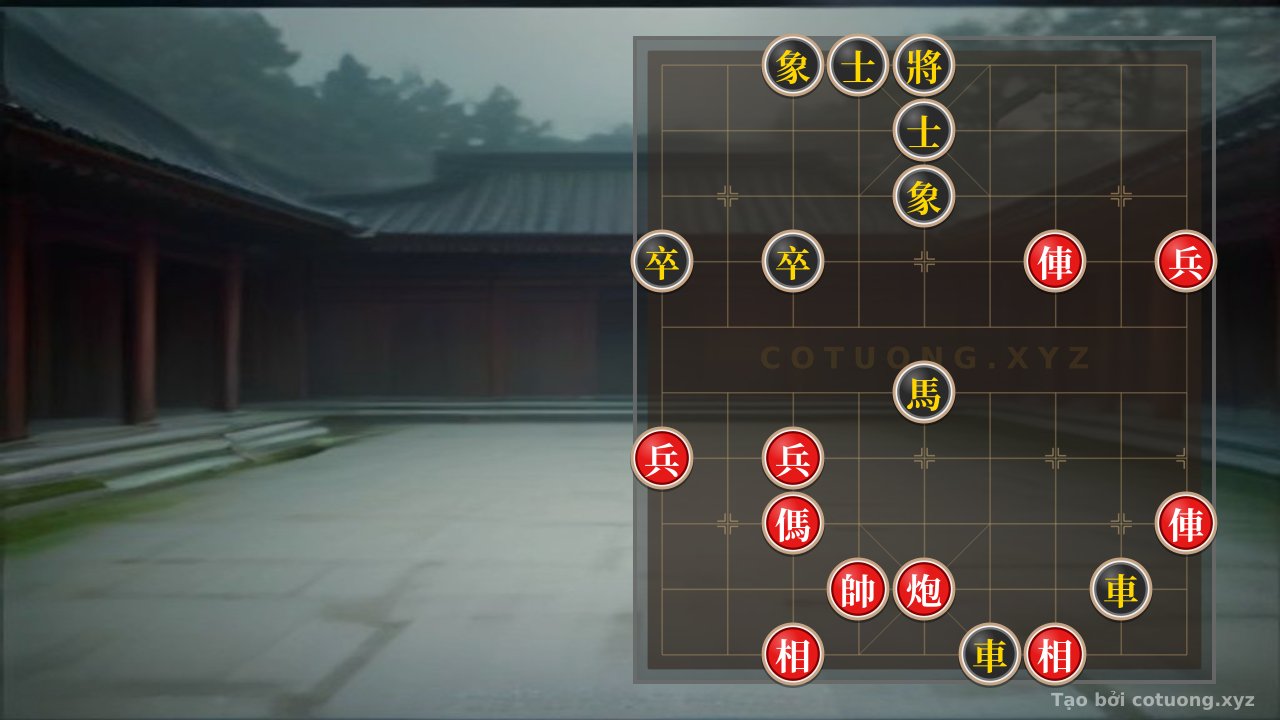 Thế cờ: The Immortal Chessboard: Red's 2 Rooks, 1 Cannon, and 3 Pawns Defeat Black's 2 Rooks and Horses - The Unmissable Tactical Masterpiece — Cờ Tướng Online